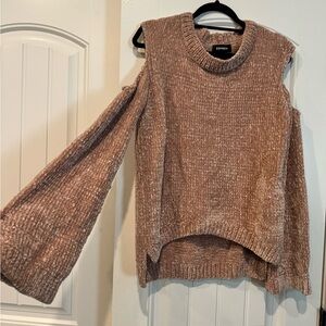 Express cold shoulder sweater